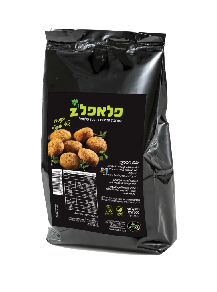 שקית תערובת פלאפל פלאפל'ז במשקל 800 גרם